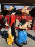 画像7: 70s Vintage Clubmates Popeye & Olive Rubber Doll Set (B468)