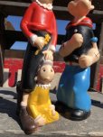 画像2: 70s Vintage Clubmates Popeye & Olive Rubber Doll Set (B468) (2)