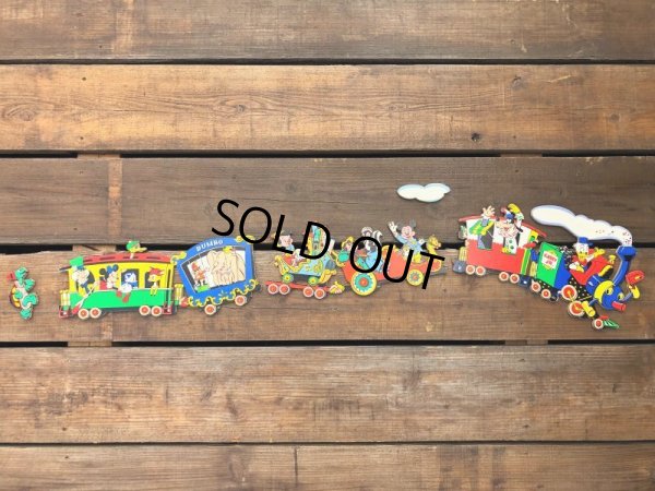 画像7: Vintage Dolly Toy Pin Ups Wall Decor Casey Jr. Circus Train Complete Set (B484)