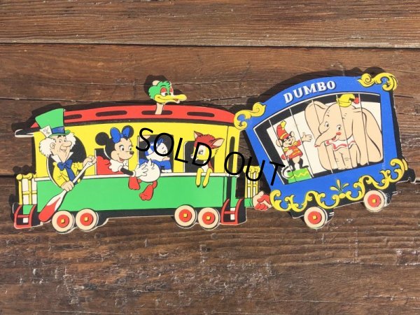 画像4: Vintage Dolly Toy Pin Ups Wall Decor Casey Jr. Circus Train Complete Set (B484)