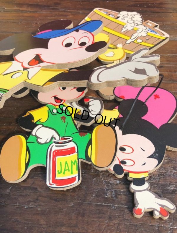 画像6: Vintage Dolly Toy Pin Ups Wall Decor Mickey &  Morty , Ferdie Complete Set (B483)