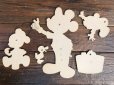 画像3: Vintage Dolly Toy Pin Ups Wall Decor Mickey &  Morty , Ferdie Complete Set (B483)