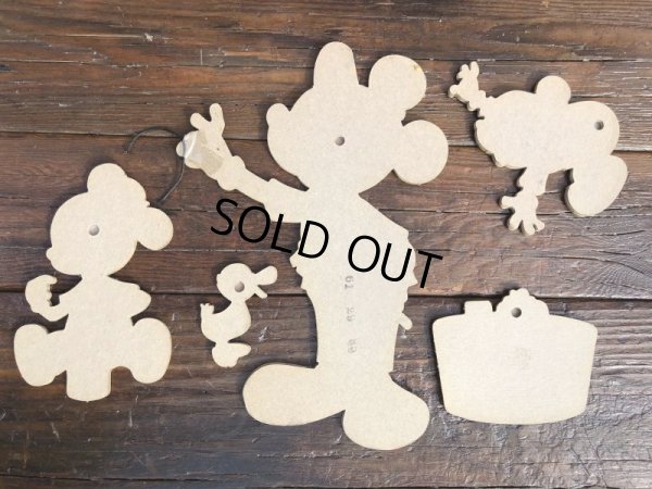 画像3: Vintage Dolly Toy Pin Ups Wall Decor Mickey &  Morty , Ferdie Complete Set (B483)