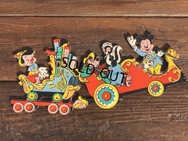 画像5: Vintage Dolly Toy Pin Ups Wall Decor Casey Jr. Circus Train Complete Set (B484)