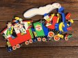 画像6: Vintage Dolly Toy Pin Ups Wall Decor Casey Jr. Circus Train Complete Set (B484)