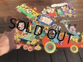 Vintage Dolly Toy Pin Ups Wall Decor Casey Jr. Circus Train Complete Set (B484)