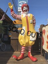 Vintage Ronald McDonald Store Display Life Size Statue  (B484)