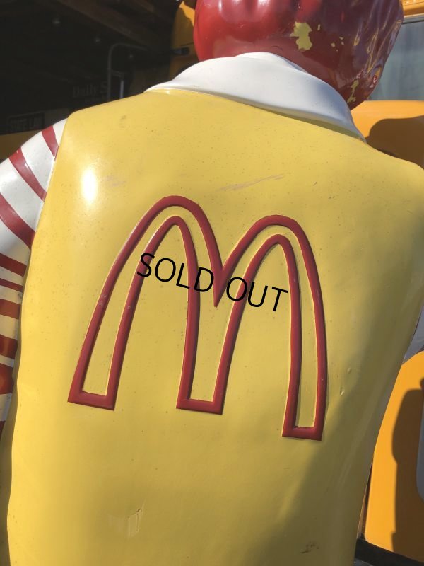 画像17: Vintage Ronald McDonald Store Display Life Size Statue  (B484)
