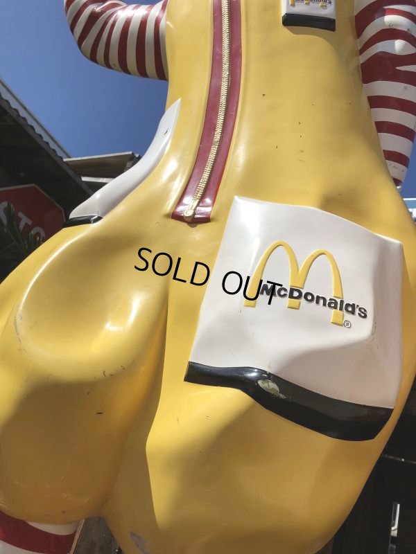 画像5: Vintage Ronald McDonald Store Display Life Size Statue  (B484)