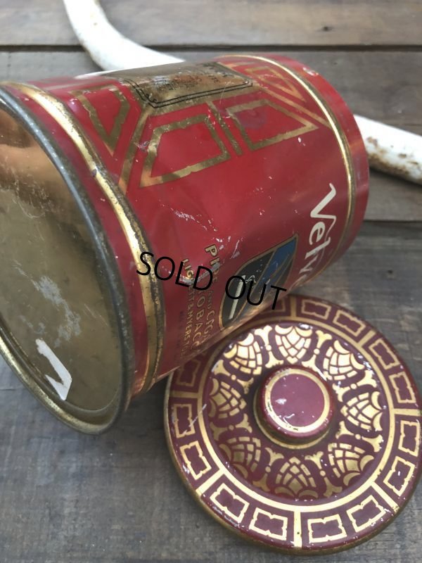 画像5: Vintage Cigarette Tabacco Can Velvet (B485)