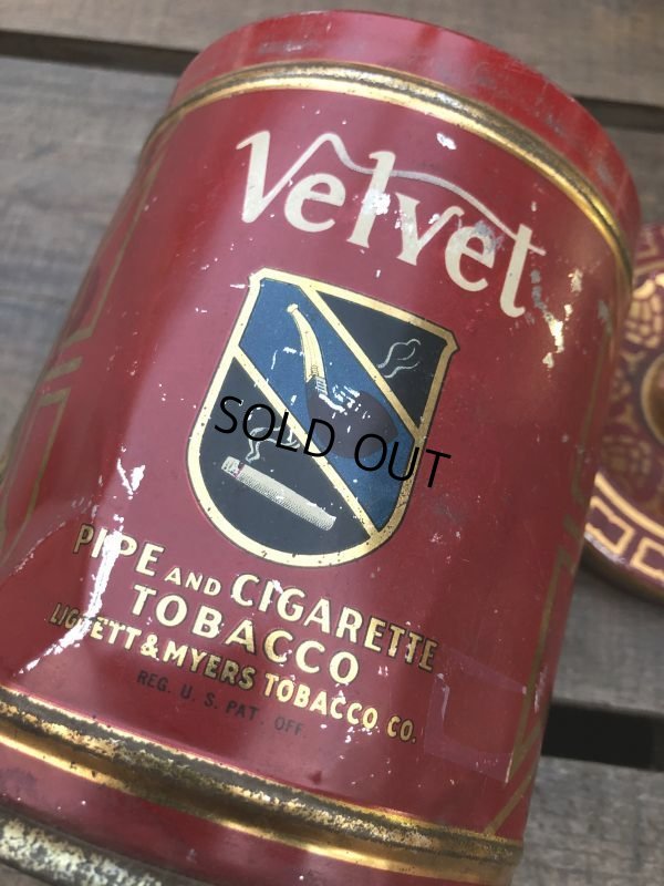 画像6: Vintage Cigarette Tabacco Can Velvet (B485)