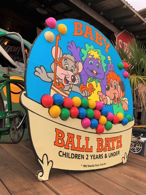画像6: 【店舗引き取り限定】 90s ShowBiz Pizza Place BABY BALL BATH GAME Original Store Display (B486)
