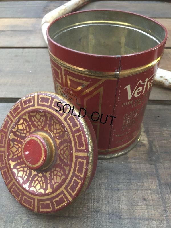画像8: Vintage Cigarette Tabacco Can Velvet (B485)