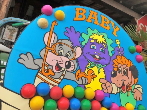 画像14: 【店舗引き取り限定】 90s ShowBiz Pizza Place BABY BALL BATH GAME Original Store Display (B486)