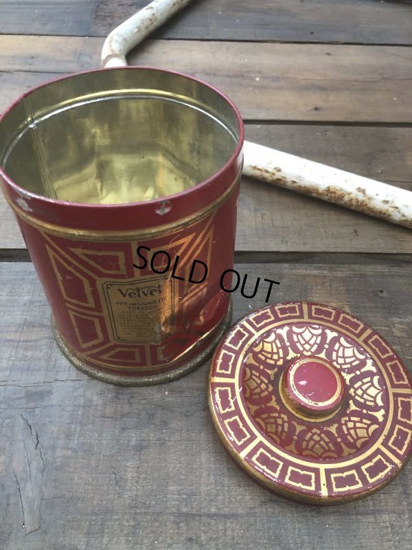 画像4: Vintage Cigarette Tabacco Can Velvet (B485)