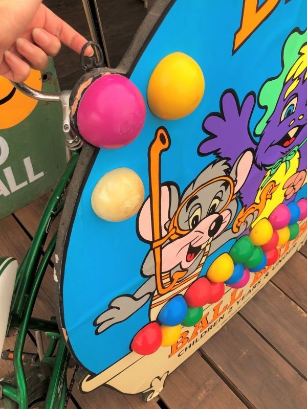 画像7: 【店舗引き取り限定】 90s ShowBiz Pizza Place BABY BALL BATH GAME Original Store Display (B486)