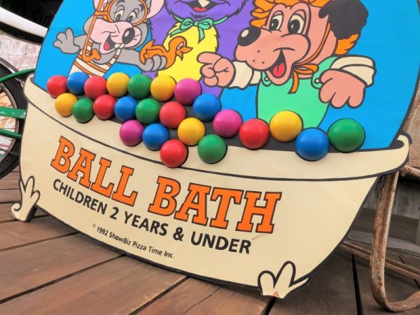 画像2: 【店舗引き取り限定】 90s ShowBiz Pizza Place BABY BALL BATH GAME Original Store Display (B486）