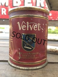 Vintage Cigarette Tabacco Can Velvet (B485)  