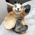 画像7: 1950s  Fine Ent Inc. U.S.A Chipmunk Pottery Dresser Caddy (B487)