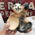 画像11: 1950s  Fine Ent Inc. U.S.A Chipmunk Pottery Dresser Caddy (B487)