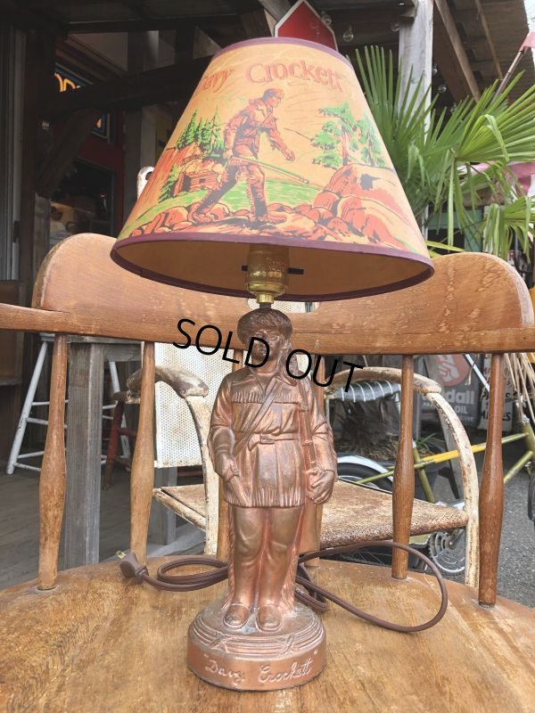 画像2: Vintage 50s Disney DAVY CROCKETT Lamp (B493)