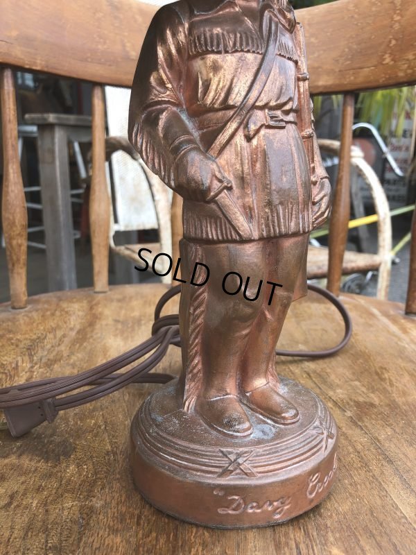 画像9: Vintage 50s Disney DAVY CROCKETT Lamp (B493)