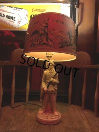 Vintage 50s Disney DAVY CROCKETT Lamp (B492)