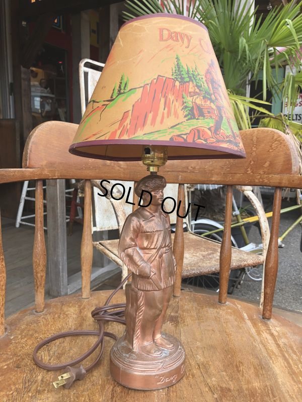 画像5: Vintage 50s Disney DAVY CROCKETT Lamp (B493)