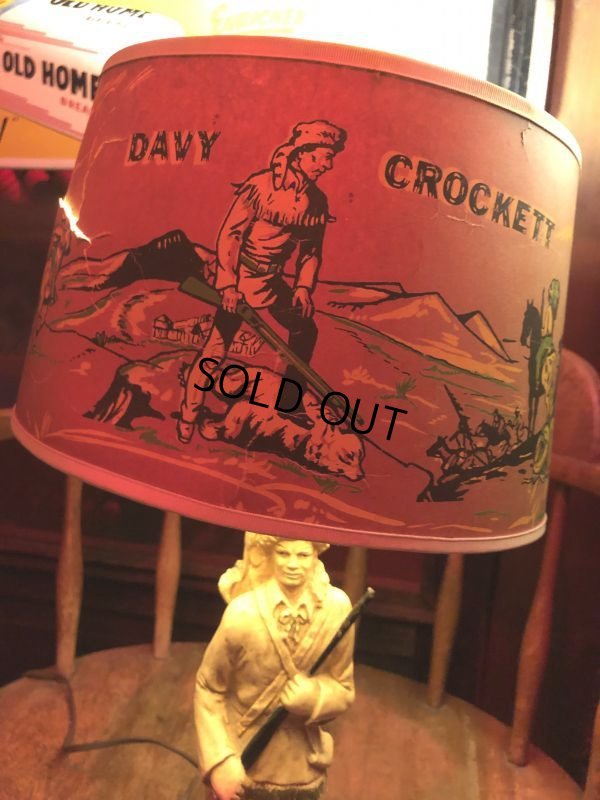 画像16: Vintage 50s Disney DAVY CROCKETT Lamp (B492)