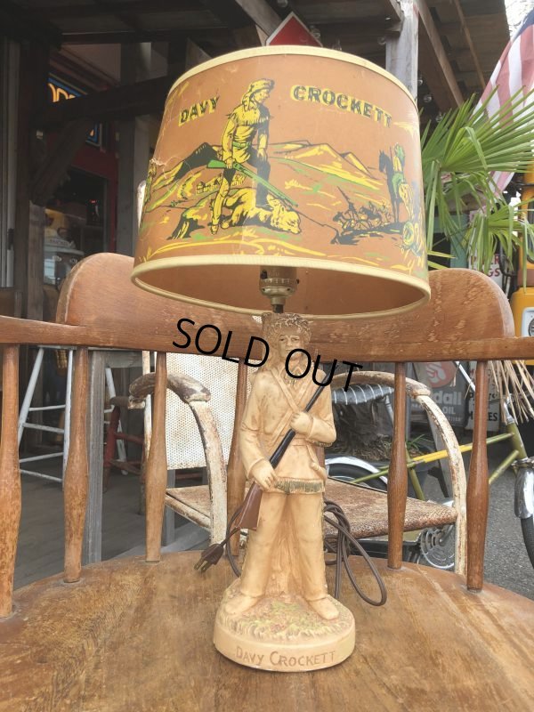 画像2: Vintage 50s Disney DAVY CROCKETT Lamp (B492)