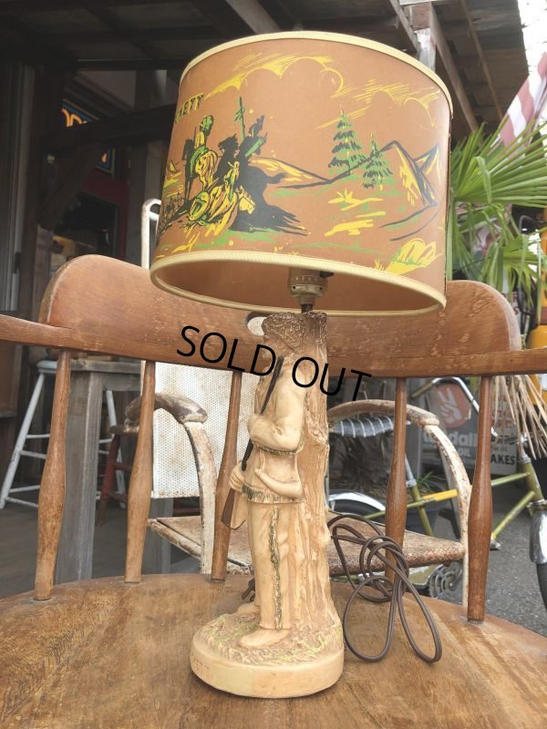 画像3: Vintage 50s Disney DAVY CROCKETT Lamp (B492)