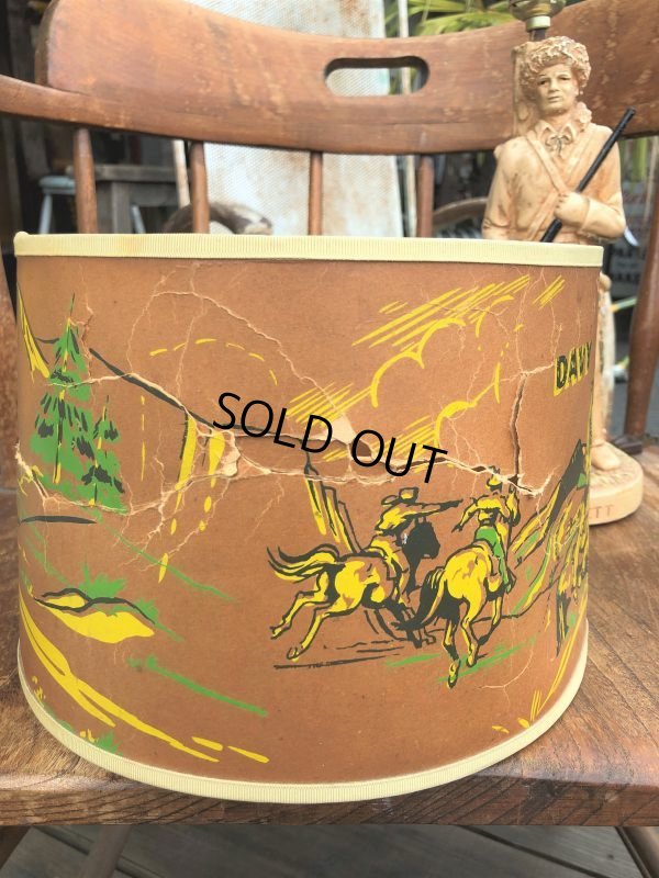 画像12: Vintage 50s Disney DAVY CROCKETT Lamp (B492)