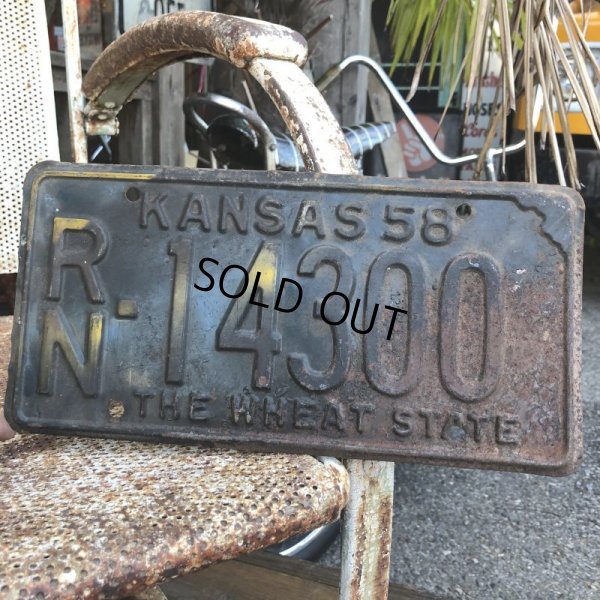 画像1: 50s Vintage License Plates RN 14300 (B531) 