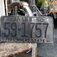 画像1: 50s Vintage License Plates 59-1757 (B532)  (1)