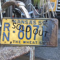 50s Vintage License Plates RN 8071 (B528) 