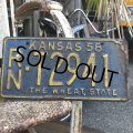 50s Vintage License Plates RN T2941 (B530) 