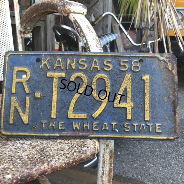 画像1: 50s Vintage License Plates RN T2941 (B530) 