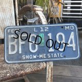 80s Vintage License Plates BF 6 194 (B496) 