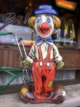 画像1: Vintage Two Face Circuc Hobo Clown Ceramic Bank (B533) (1)
