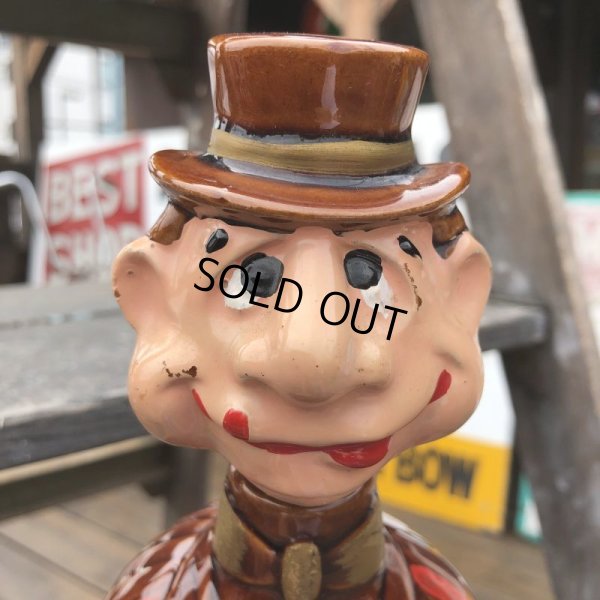 画像9: Vintage Hobo Drunken Man Decanter Bottle (B492)