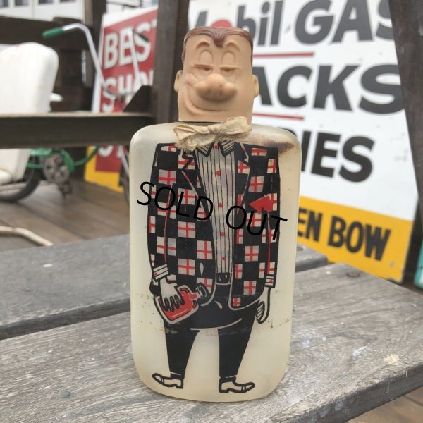 画像1: 50s Vintage HIP-NIP Flask Bottle (B493)