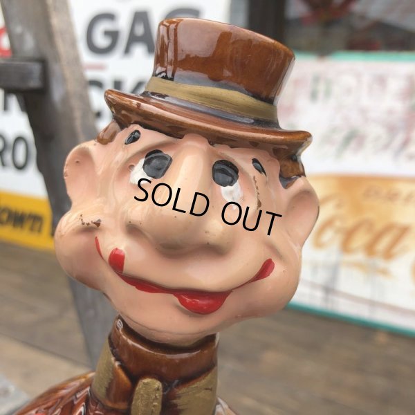 画像7: Vintage Hobo Drunken Man Decanter Bottle (B492)