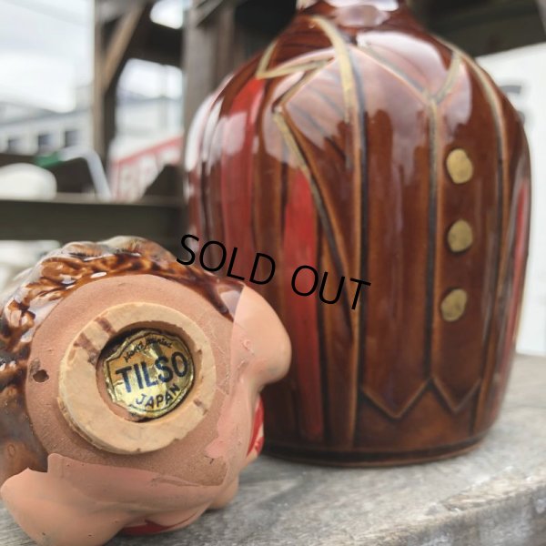 画像6: Vintage Hobo Drunken Man Decanter Bottle (B492)