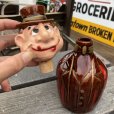 画像5: Vintage Hobo Drunken Man Decanter Bottle (B492)