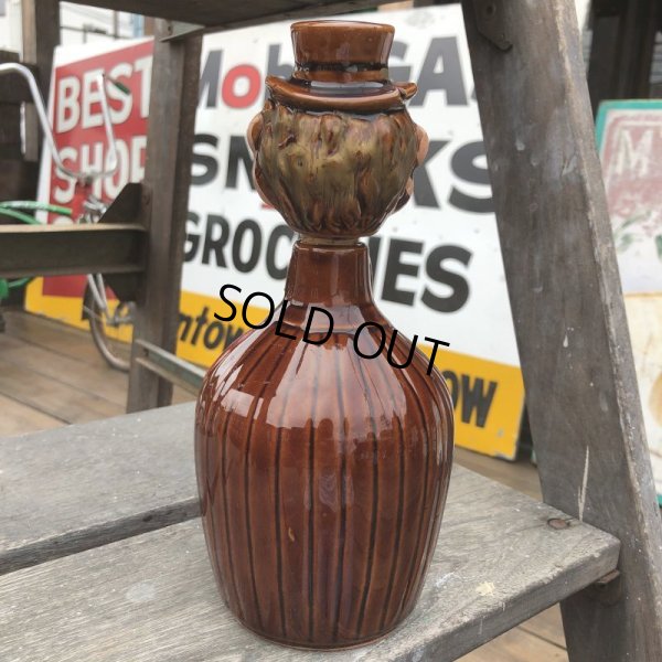 画像3: Vintage Hobo Drunken Man Decanter Bottle (B492)