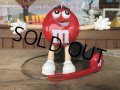 Vintage M&M's Dispenser RADIO Red (B507) 