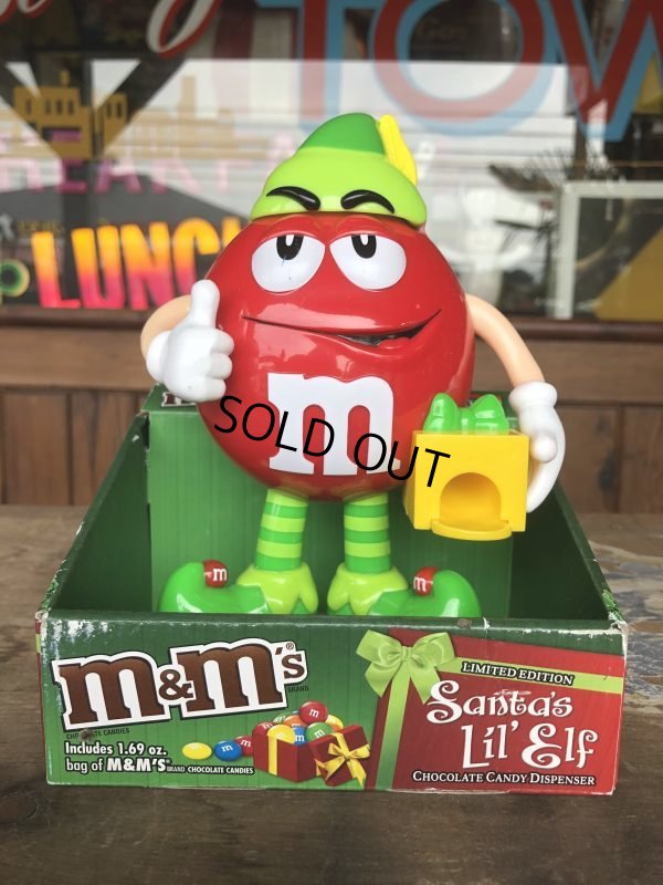 画像1: Vintage M&M's Dispenser Santa's Lil' Elf (B501) 