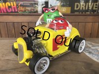 Vintage M&M's Dispenser HOT ROD (B495) 