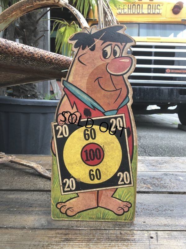 画像1: 60s Vintage Fred Dart Game Target Board (B514) 