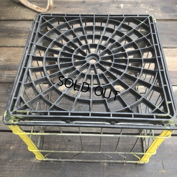 画像6: Vintage Wire Metal Milk Crate LUDWING (B519)